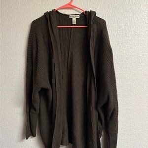 Love Women's Brown Hooded Cardigan